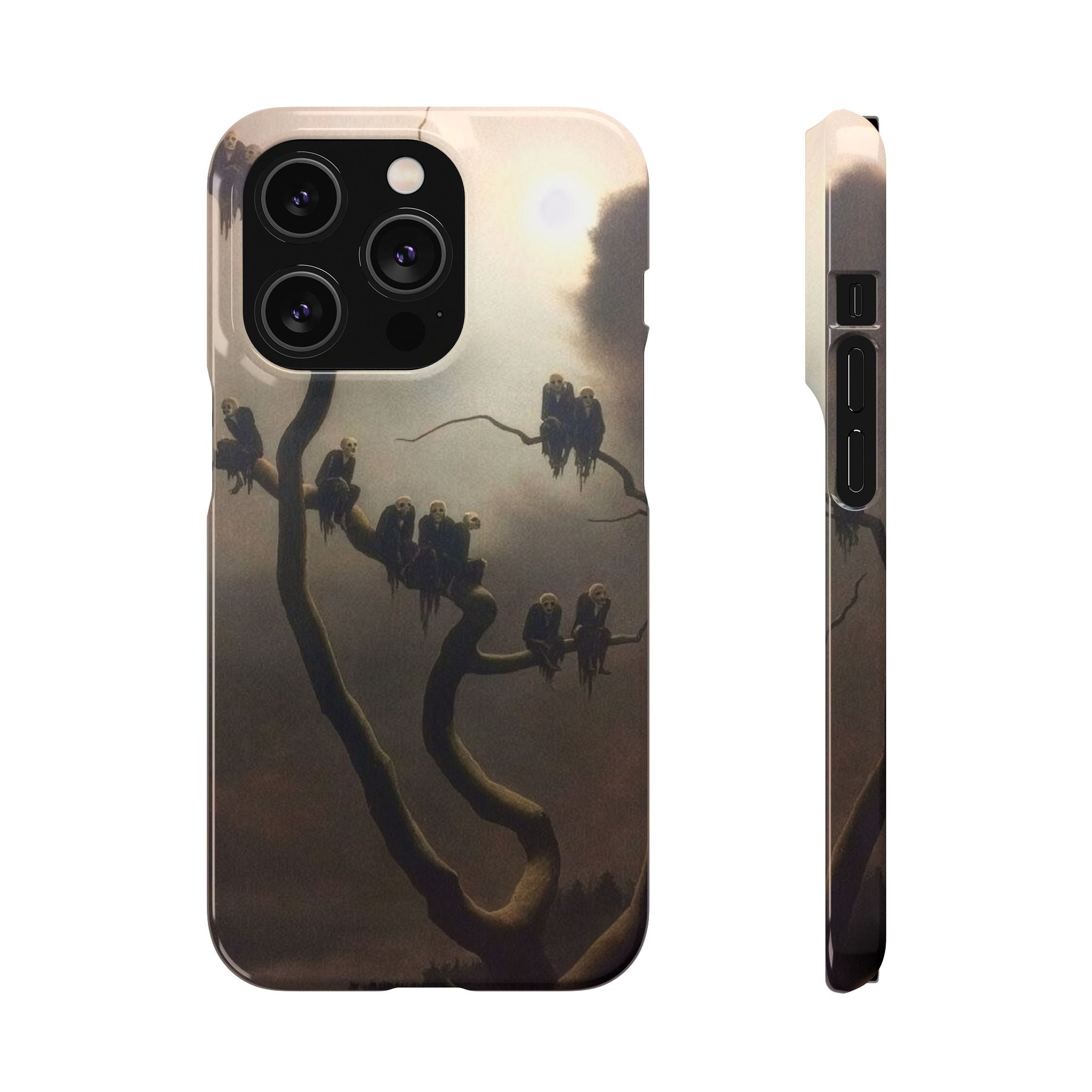 Ghosts on a Tree by Franz Sedlacek - iPhone Slim Case