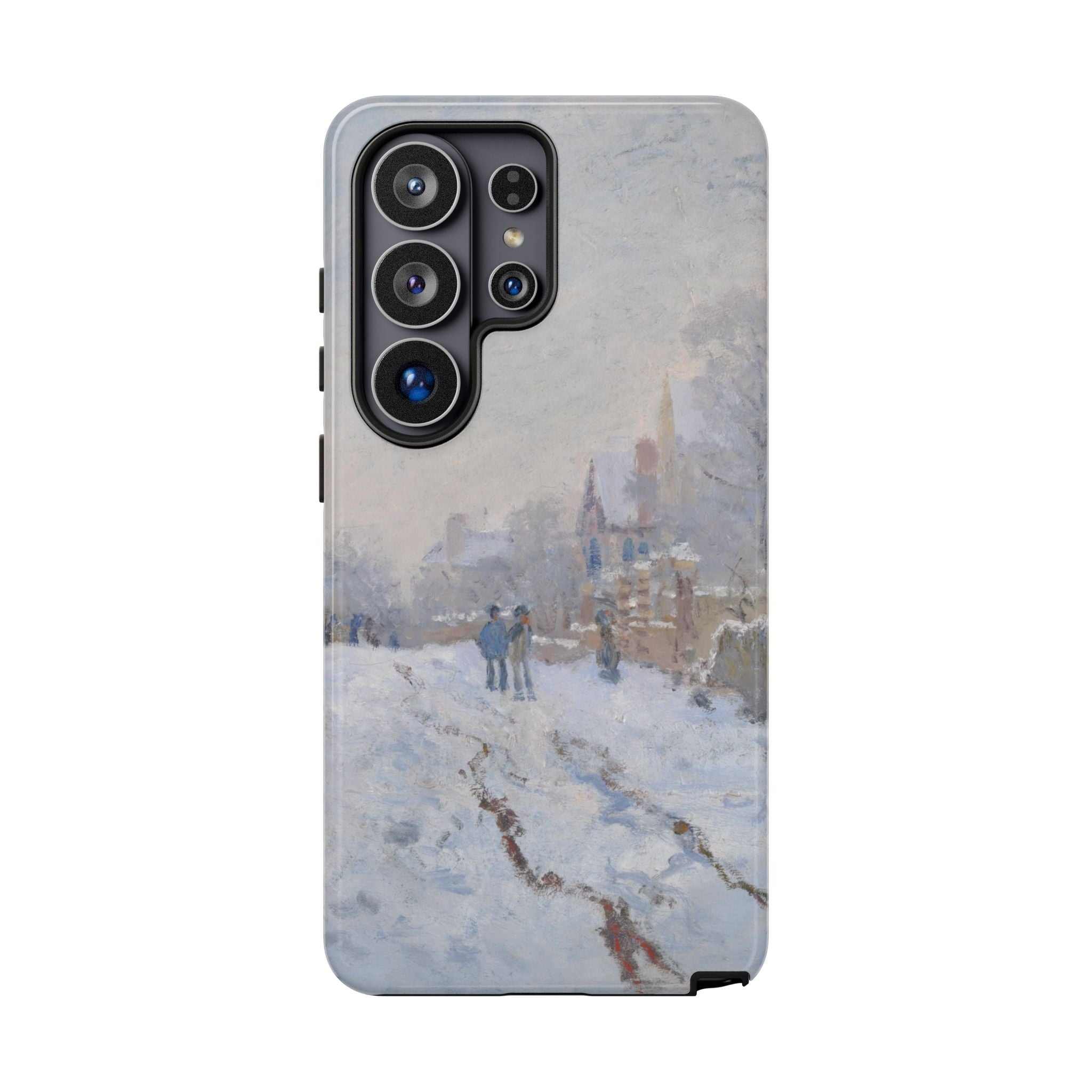 Snow Scene at Argenteuil by Claude Monet - Samsung Tough Case