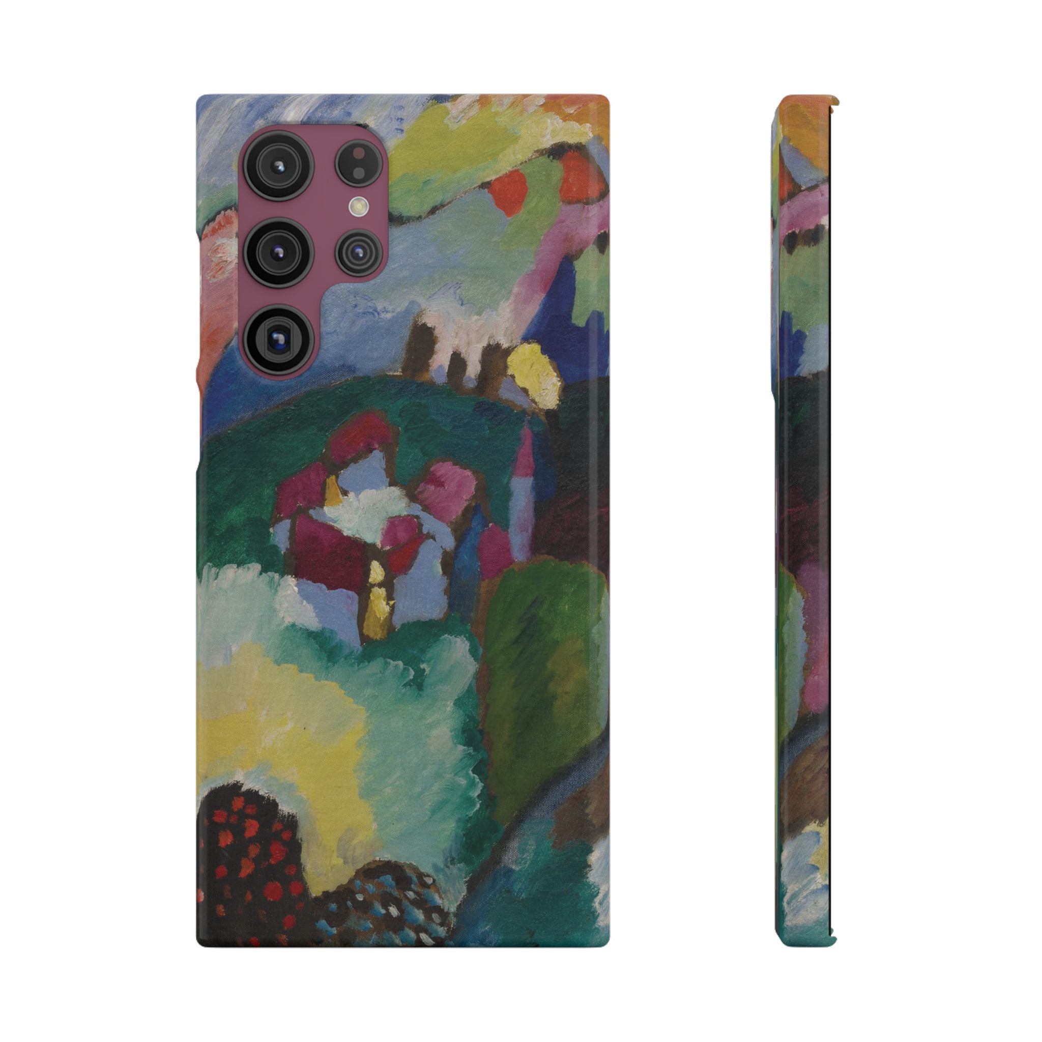 Landscape with Factory Chimney by Vasily Kandinsky - Samsung Slim Case