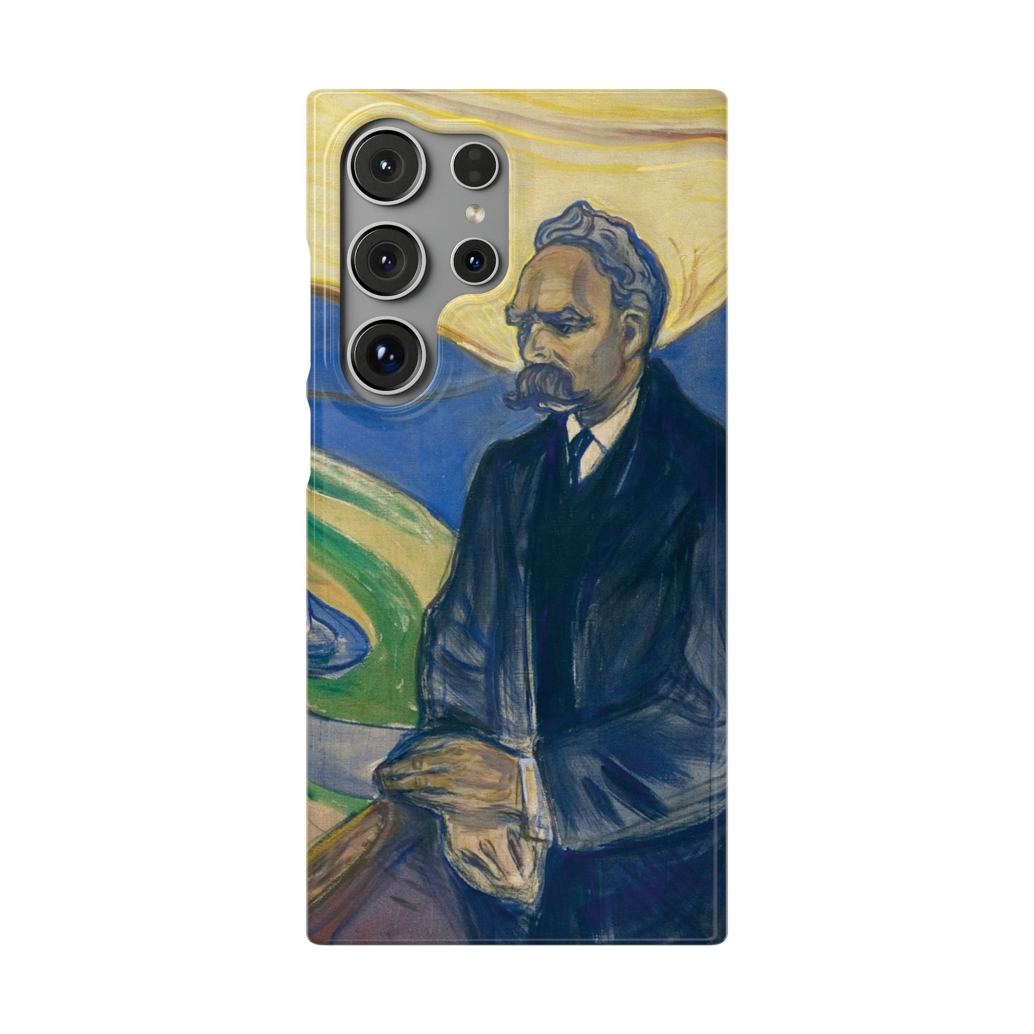 Portrait of Friedrich Nietzsche by Edvard Munch - Samsung Slim Case
