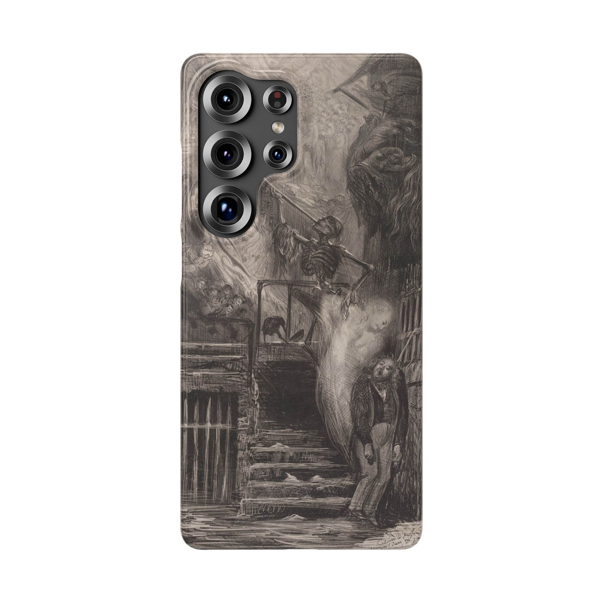 La Rue de la Vieille Lanterne (The Suicide of Gérard de Nerval) by Gustave Doré - Samsung Slim Case