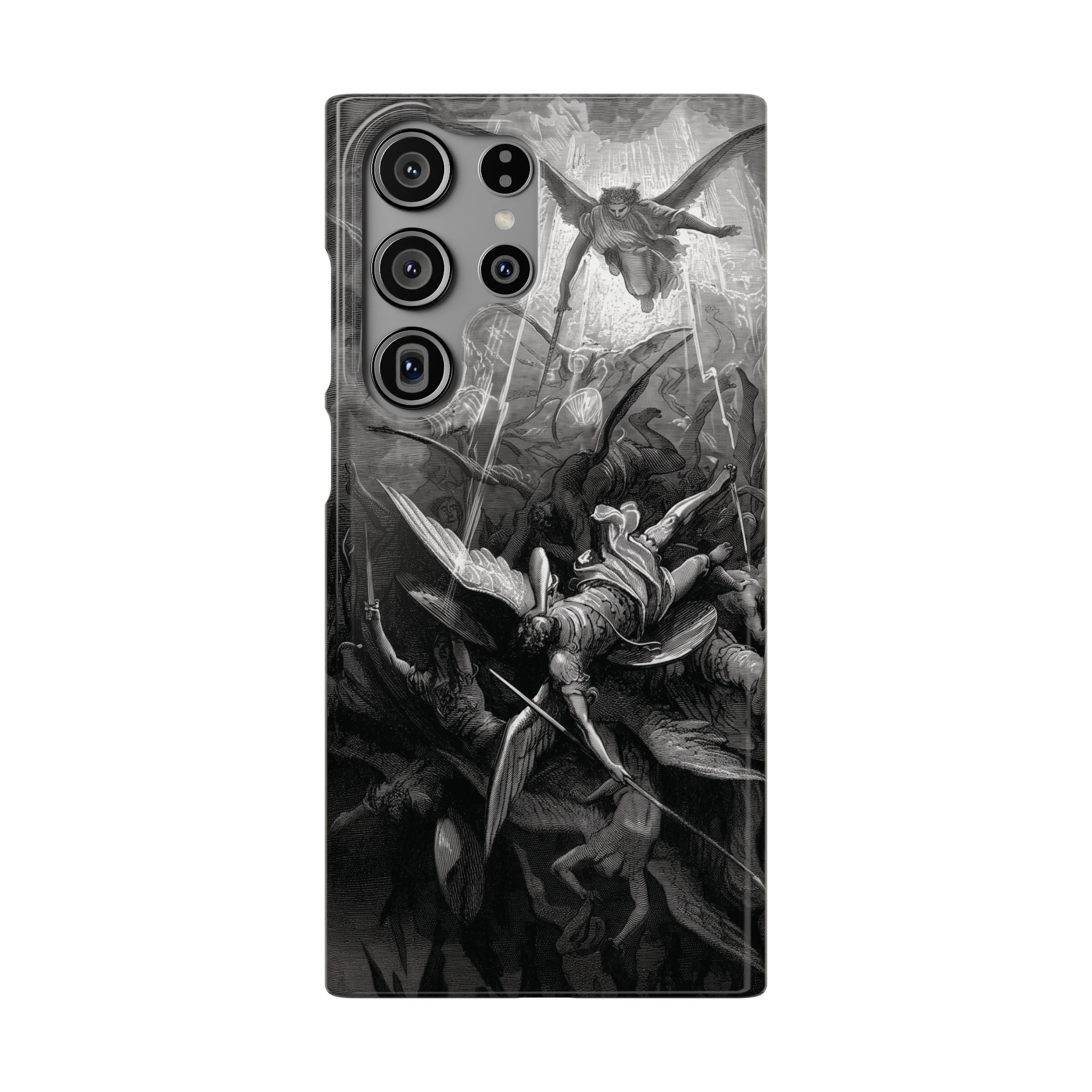 Paradise Lost |The Battle in Heaven by Gustave Doré - Samsung Slim Case
