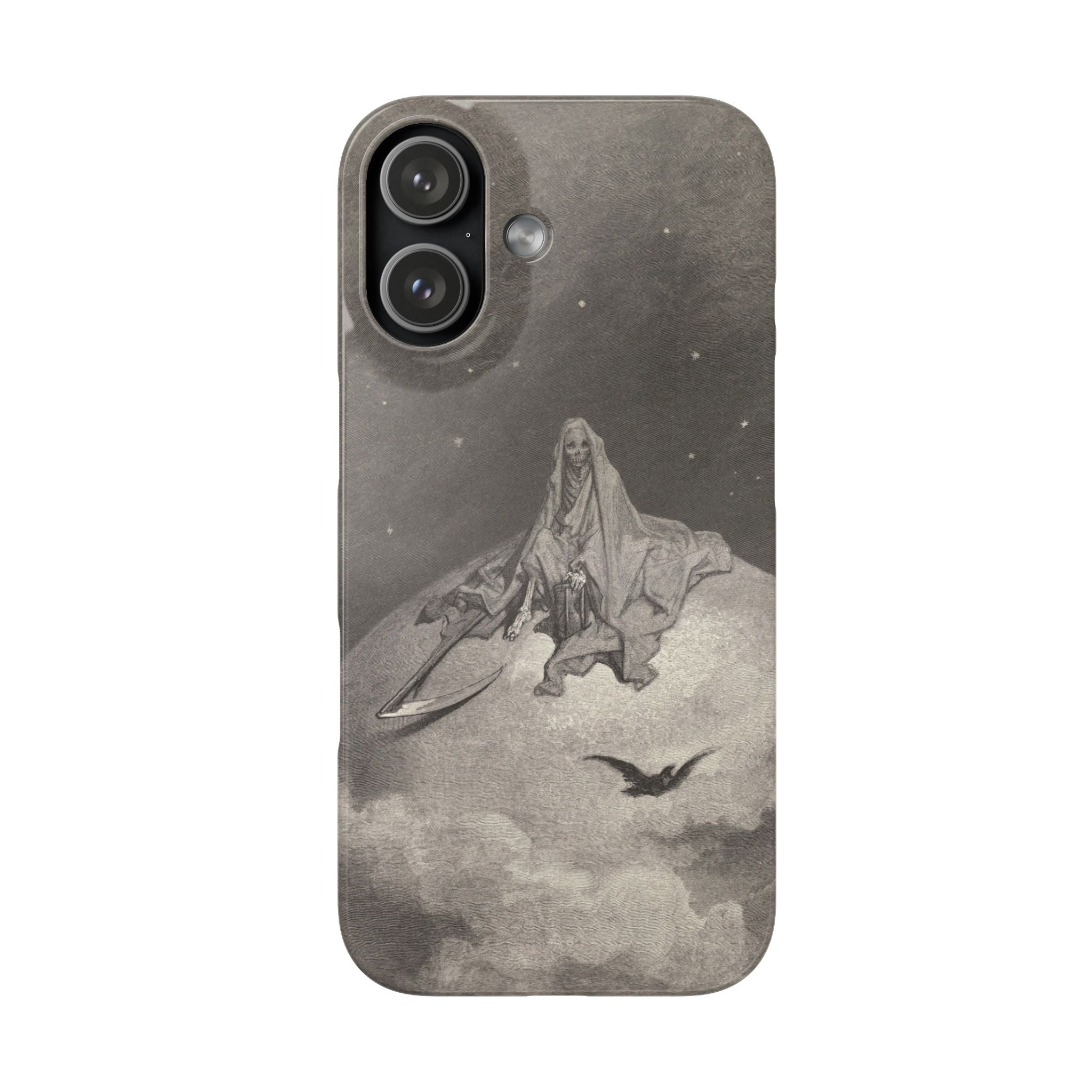 Doubting, dreaming dreams no mortal ever dared to dream before by Gustave Doré - iPhone Slim Case
