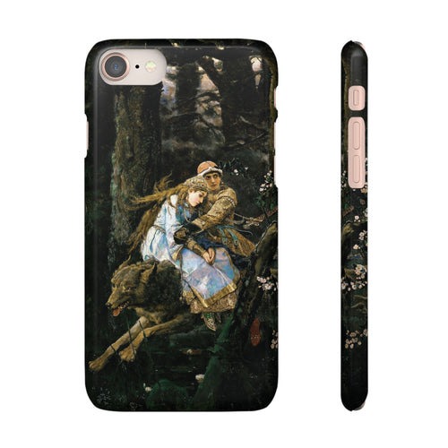 Ivan Tsarevich Riding the Grey Wolf by Viktor Vasnetsov - iPhone Slim Case