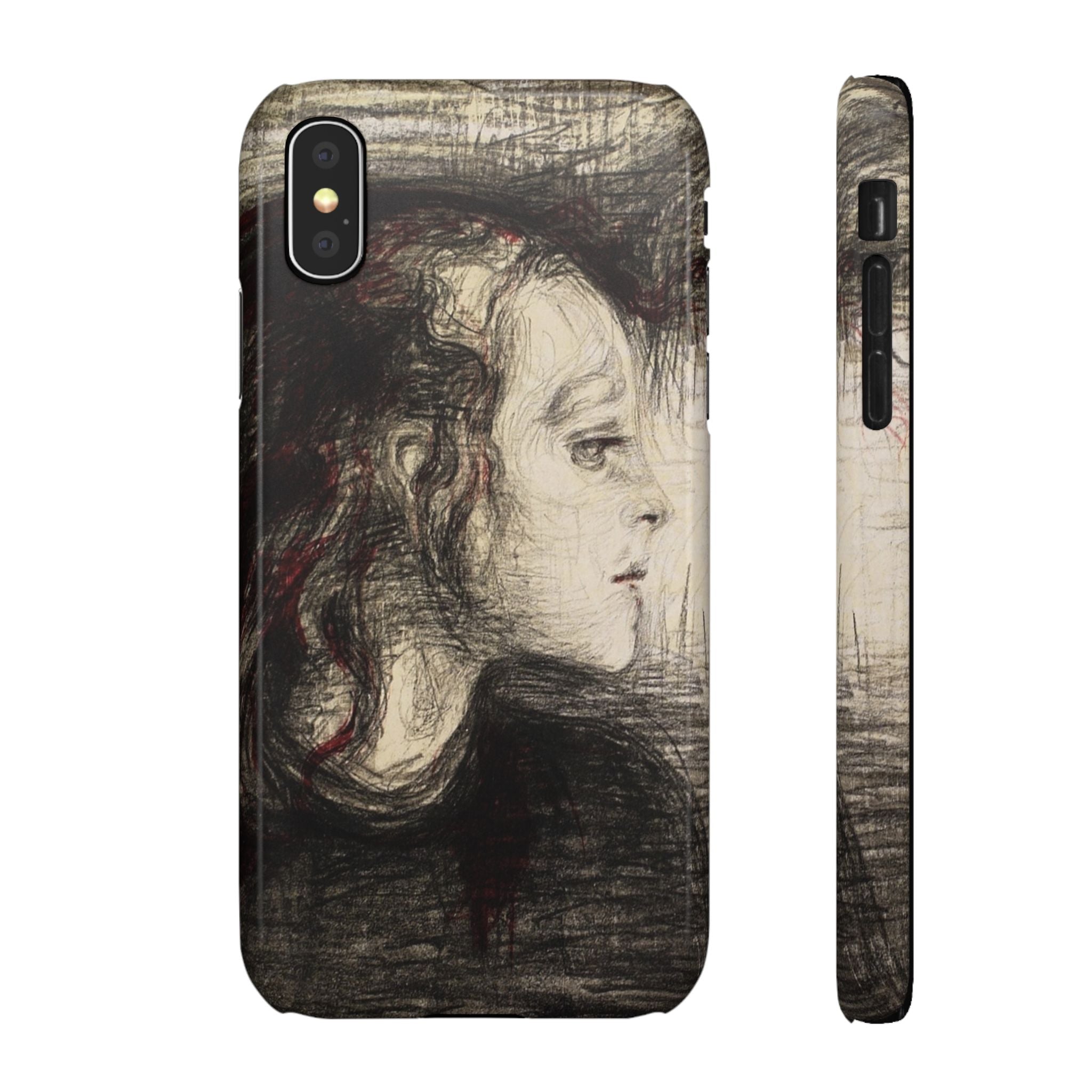 The Sick Child by Edvard Munch - iPhone Slim Case