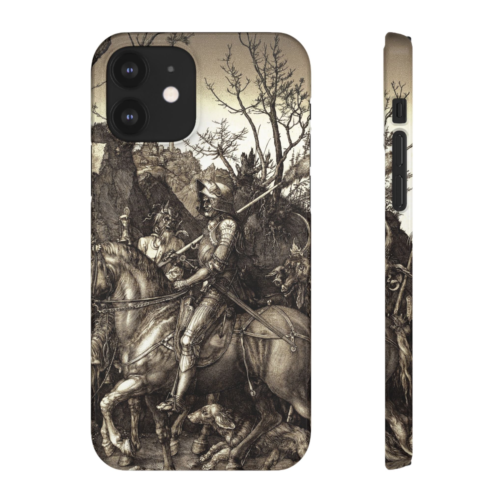 Knight, Death and the Devil by Albrecht Dürer - iPhone Slim Case