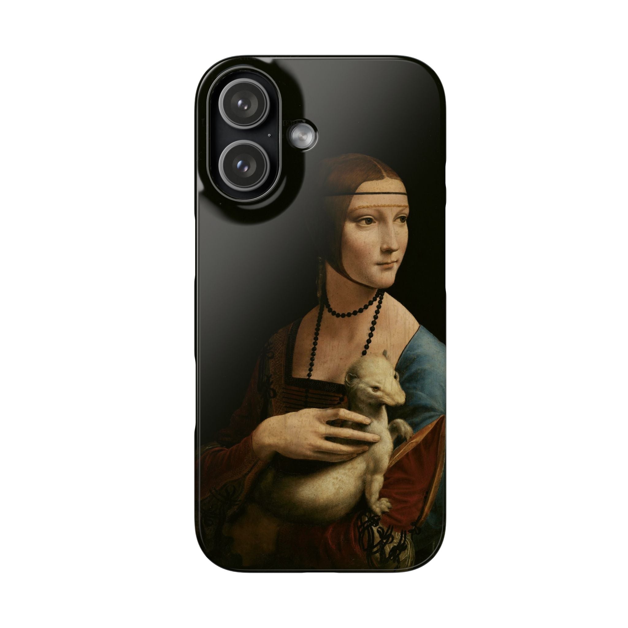 Lady with an Ermine by Leonardo da Vinci - iPhone Slim Case