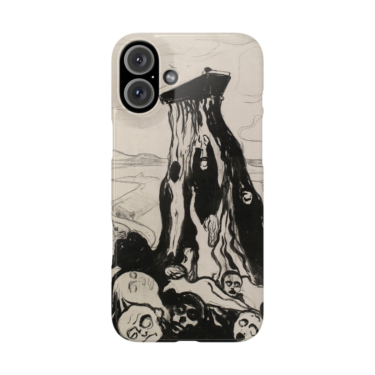 Funeral March by Edvard Munch - iPhone Slim Case