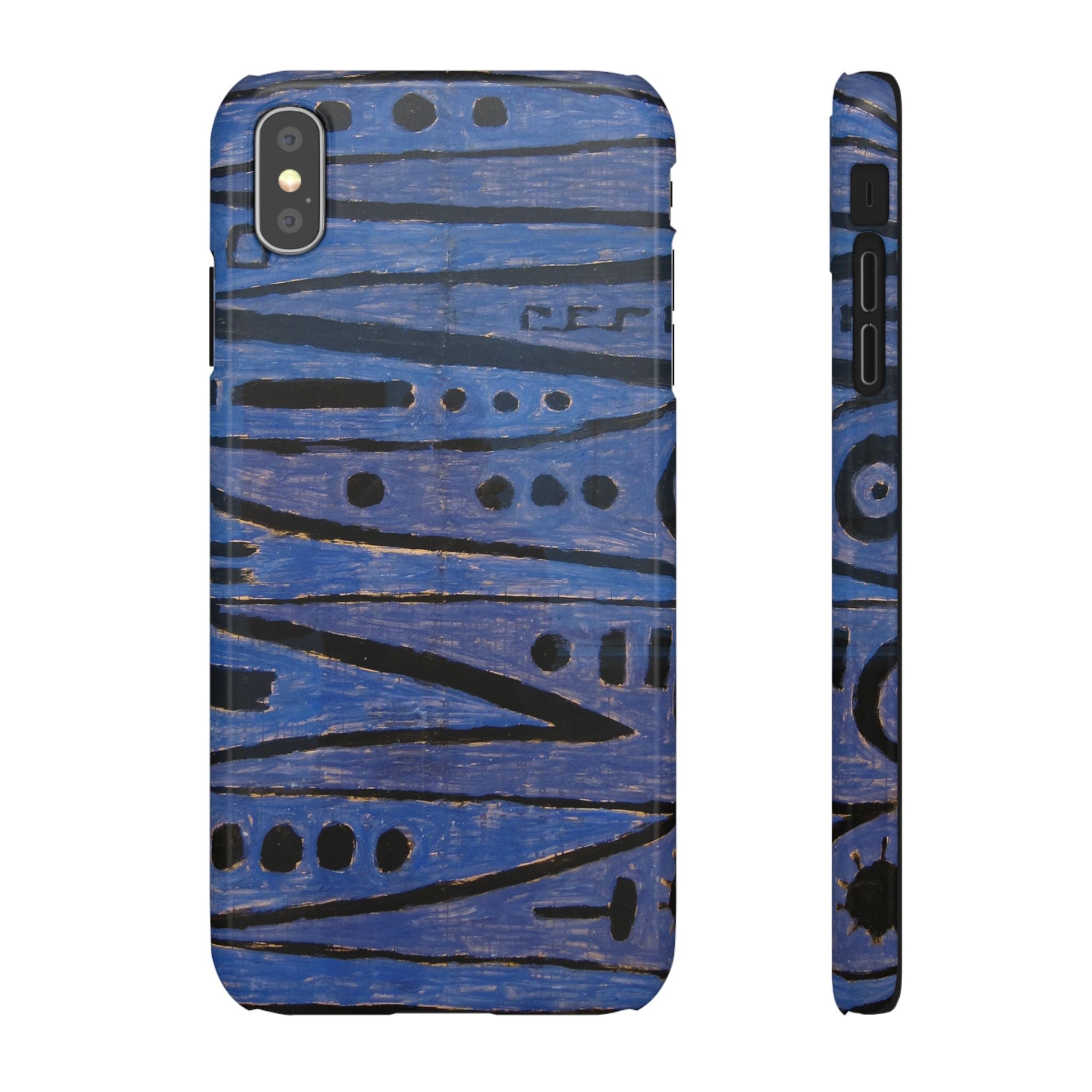 Heroic strokes of the bow by Paul Klee - iPhone Slim Case