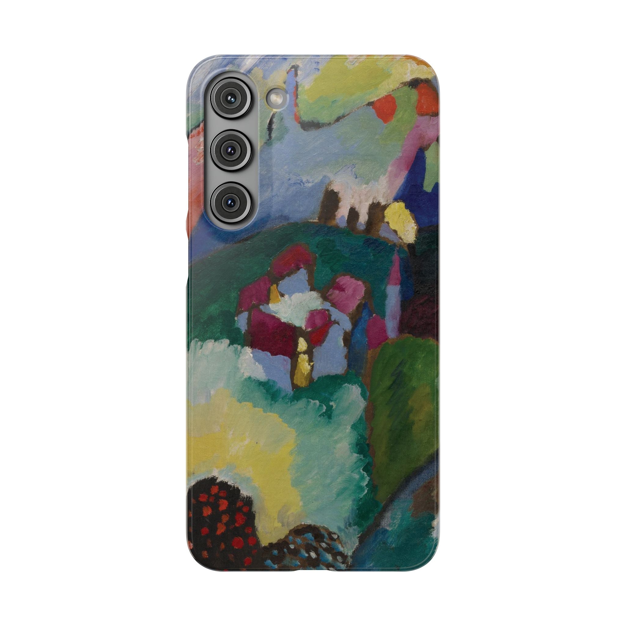 Landscape with Factory Chimney by Vasily Kandinsky - Samsung Slim Case