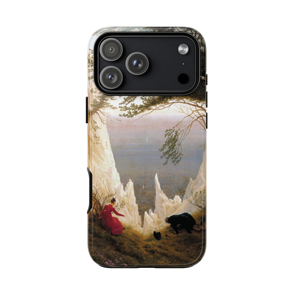 Chalk Cliffs on Rügen by Caspar David Friedrich - iPhone Tough Case