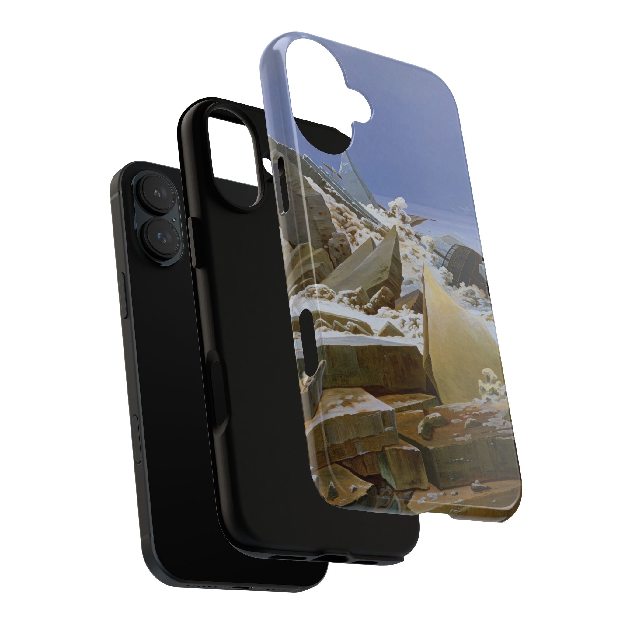 The Sea of Ice by Caspar David Friedrich - iPhone Tough Case