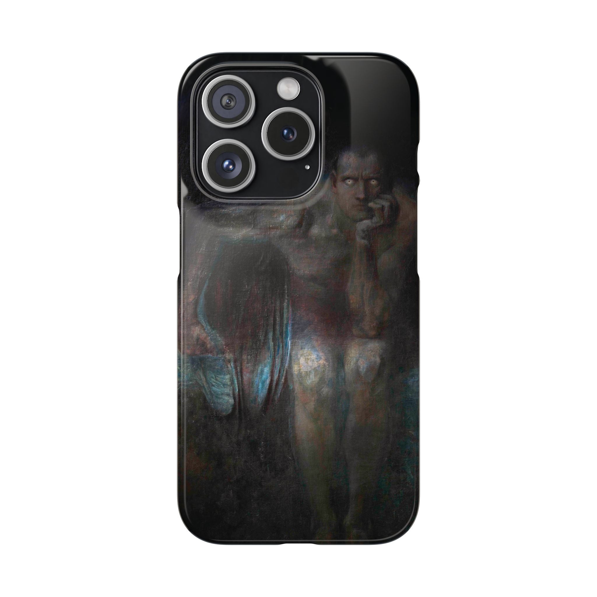 Lucifer by Franz von Stuck - iPhone Slim Case