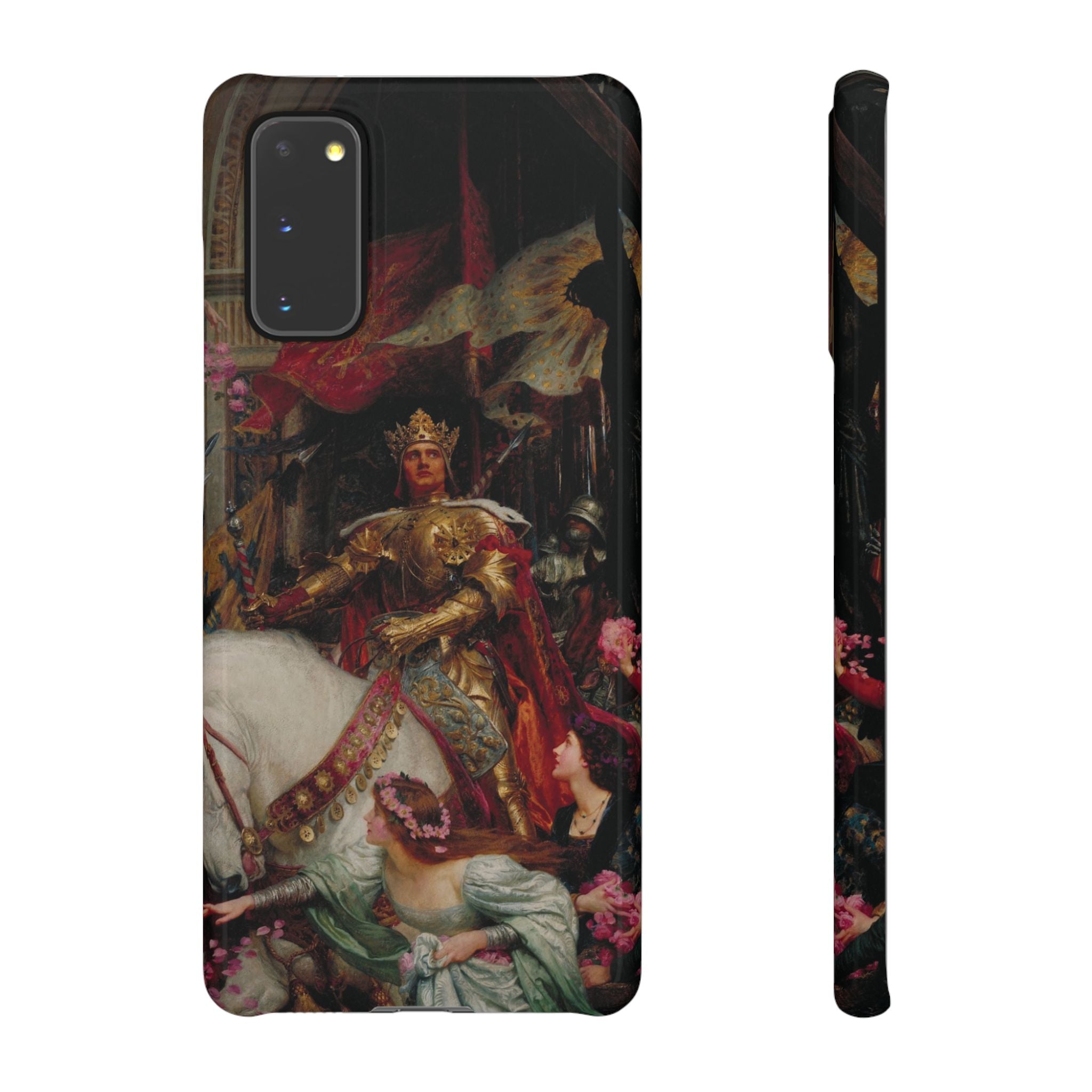The Two Crowns by Frank Dicksee - Samsung Slim Case