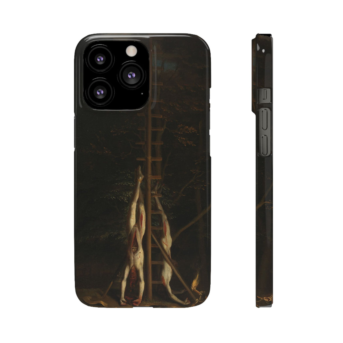 The Corpses of the De Witt Brothers by Jan de Baen - iPhone Slim Case