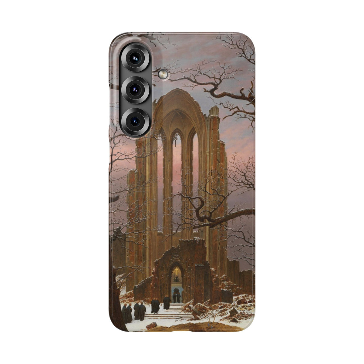 Monastery Graveyard in the Snow by Caspar David Friedrich - Samsung Slim Case