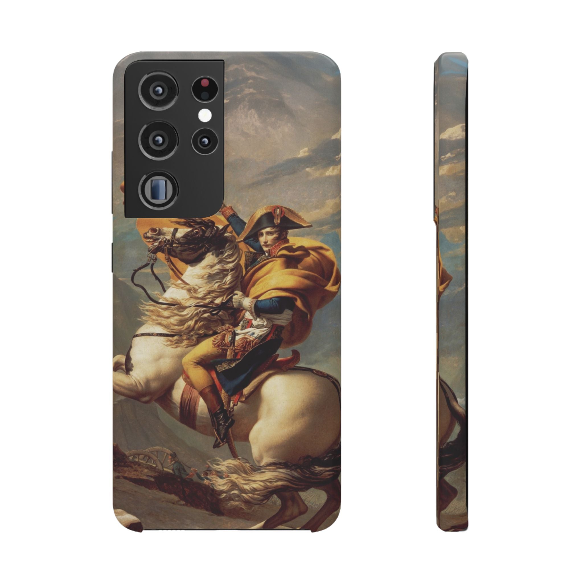 Napoleon at the Saint-Bernard Pass by Jacques-Louis David - Samsung Slim Case