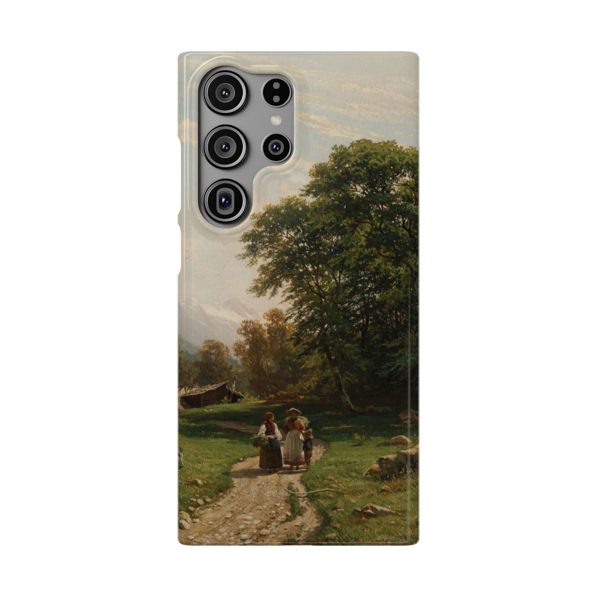 Swiss Landscape by Ivan Ivanovich Shishkin - Samsung Slim Case