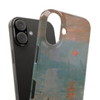 Impression, Sunrise by Claude Monet - iPhone Slim Case