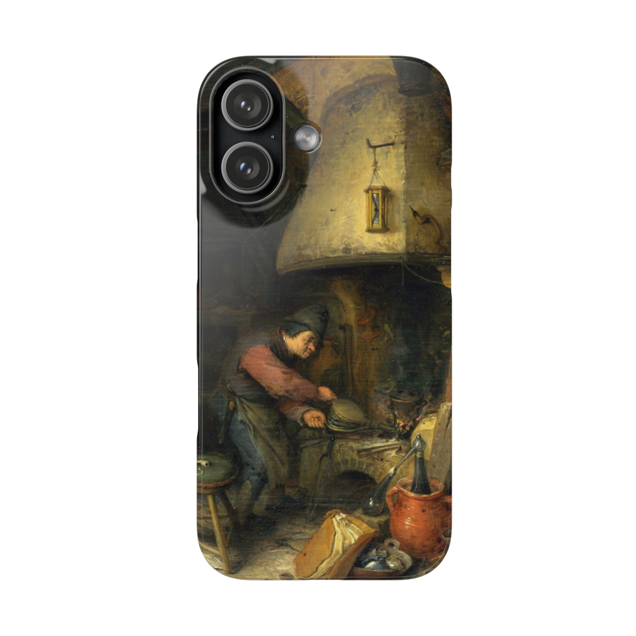 The Alchemist by Adriaen van Ostade - iPhone Slim Case
