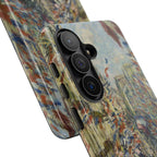 The Rue Montorgueil in Paris by Claude Monet - Samsung Tough Case