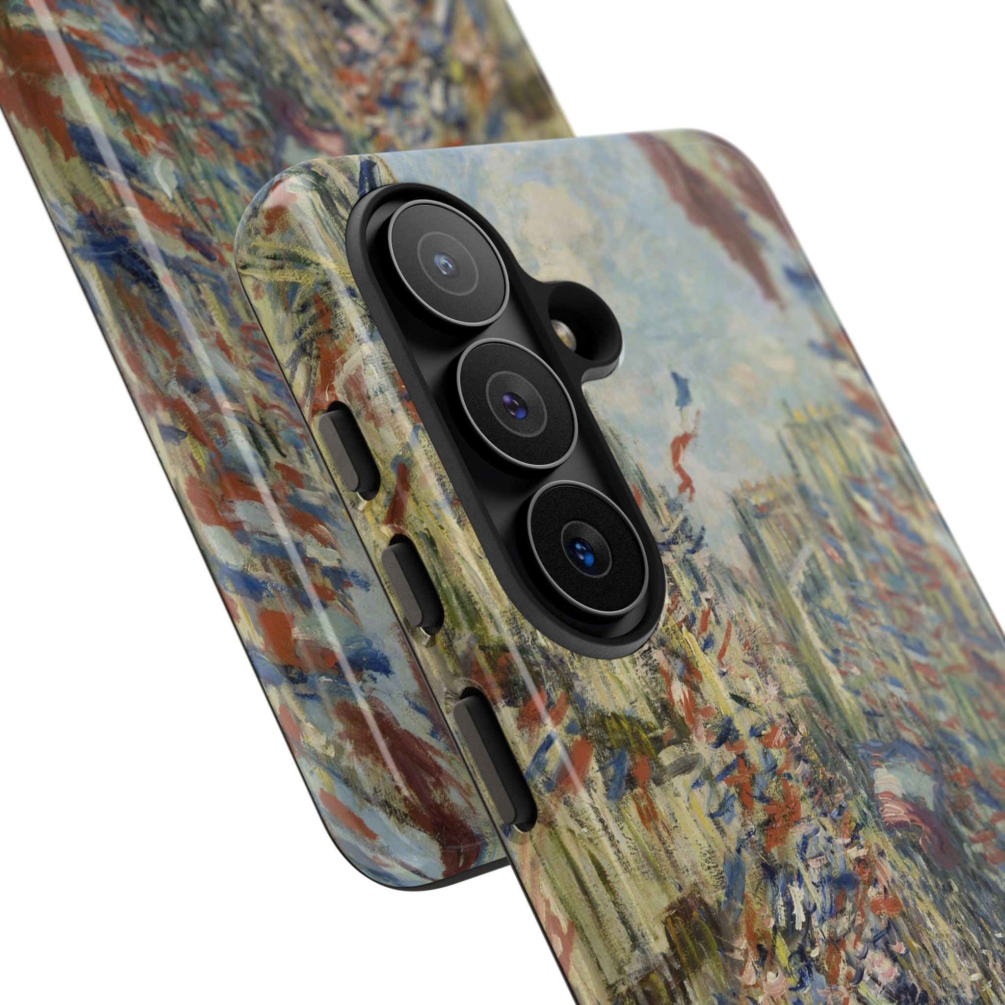 The Rue Montorgueil in Paris by Claude Monet - Samsung Tough Case