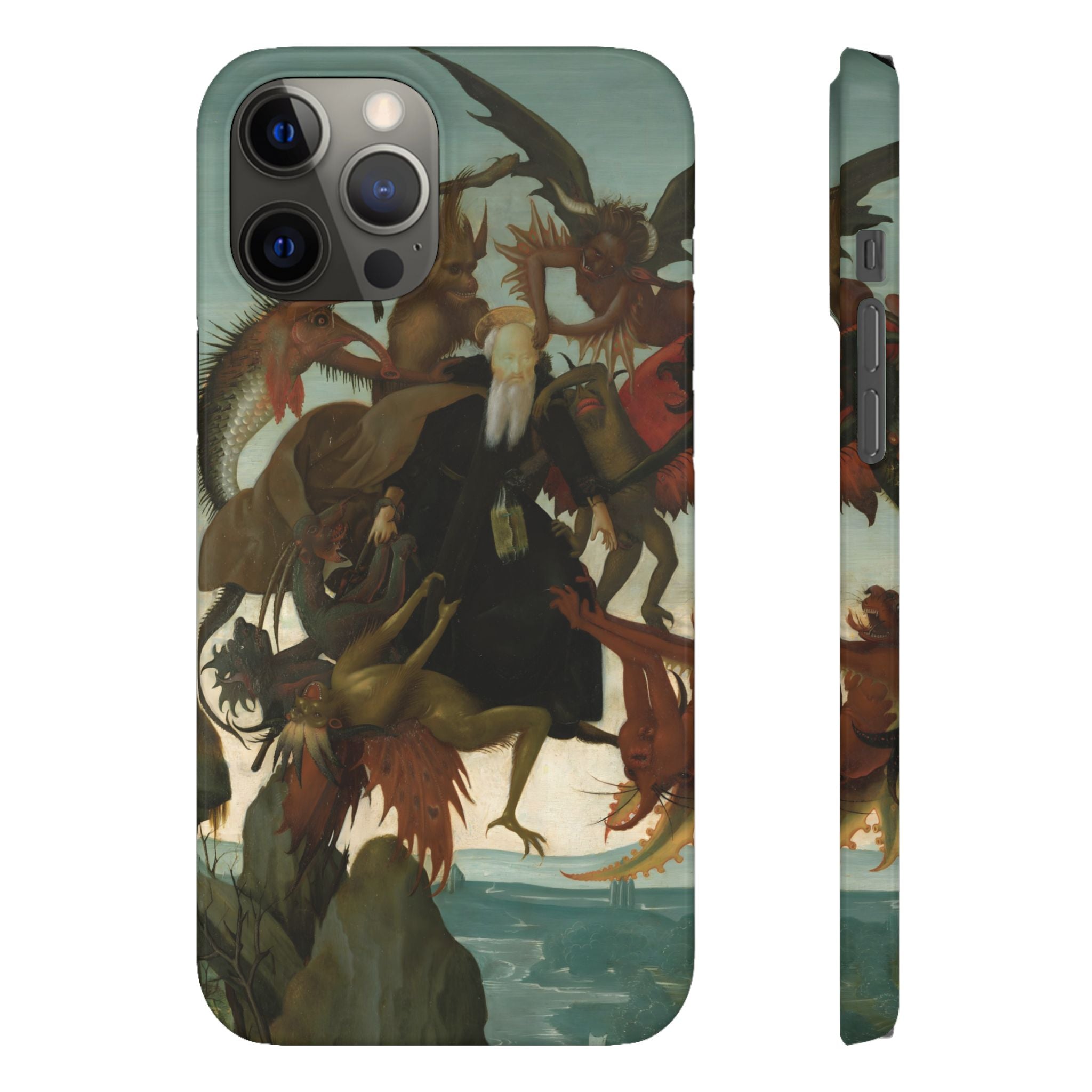 The Torment of Saint Anthony by Michelangelo Buonarroti - iPhone Slim Case