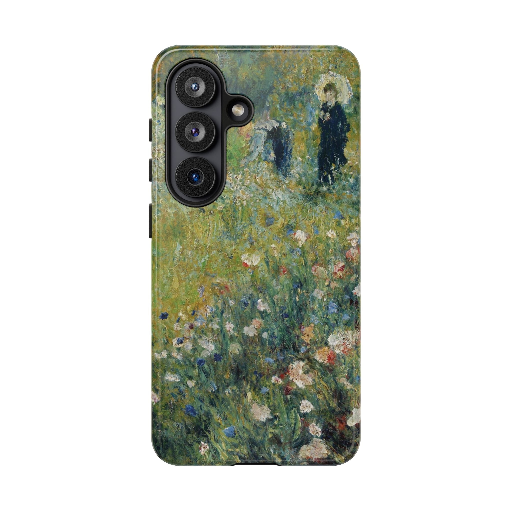 Woman with a Parasol in a Garden by Pierre Auguste Renoir - Samsung Tough Case