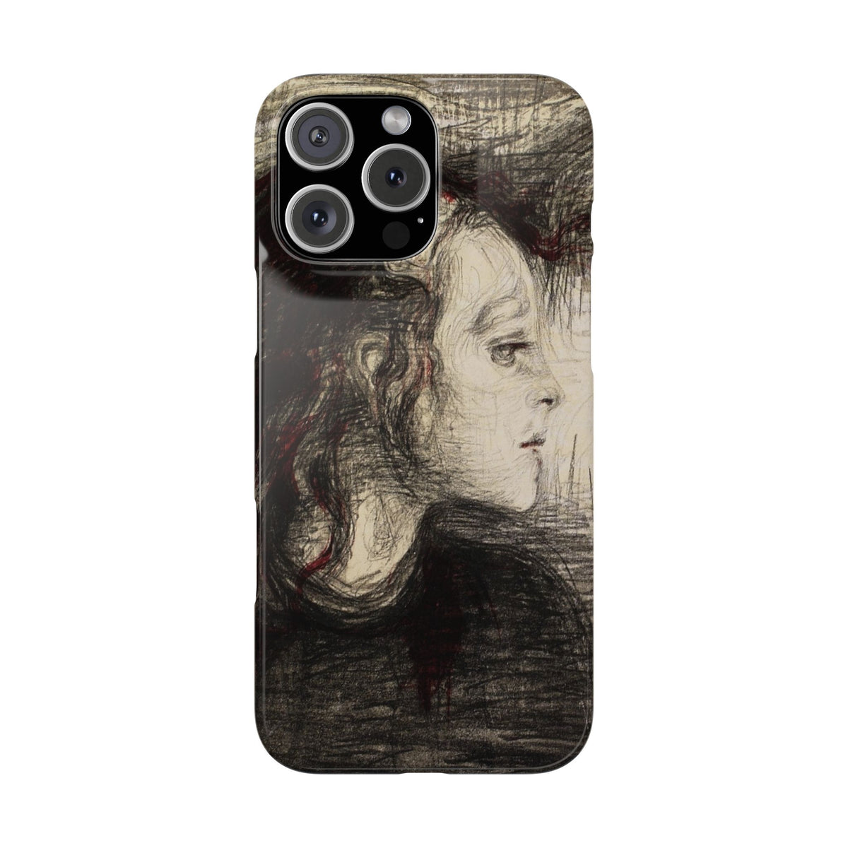 The Sick Child by Edvard Munch - iPhone Slim Case