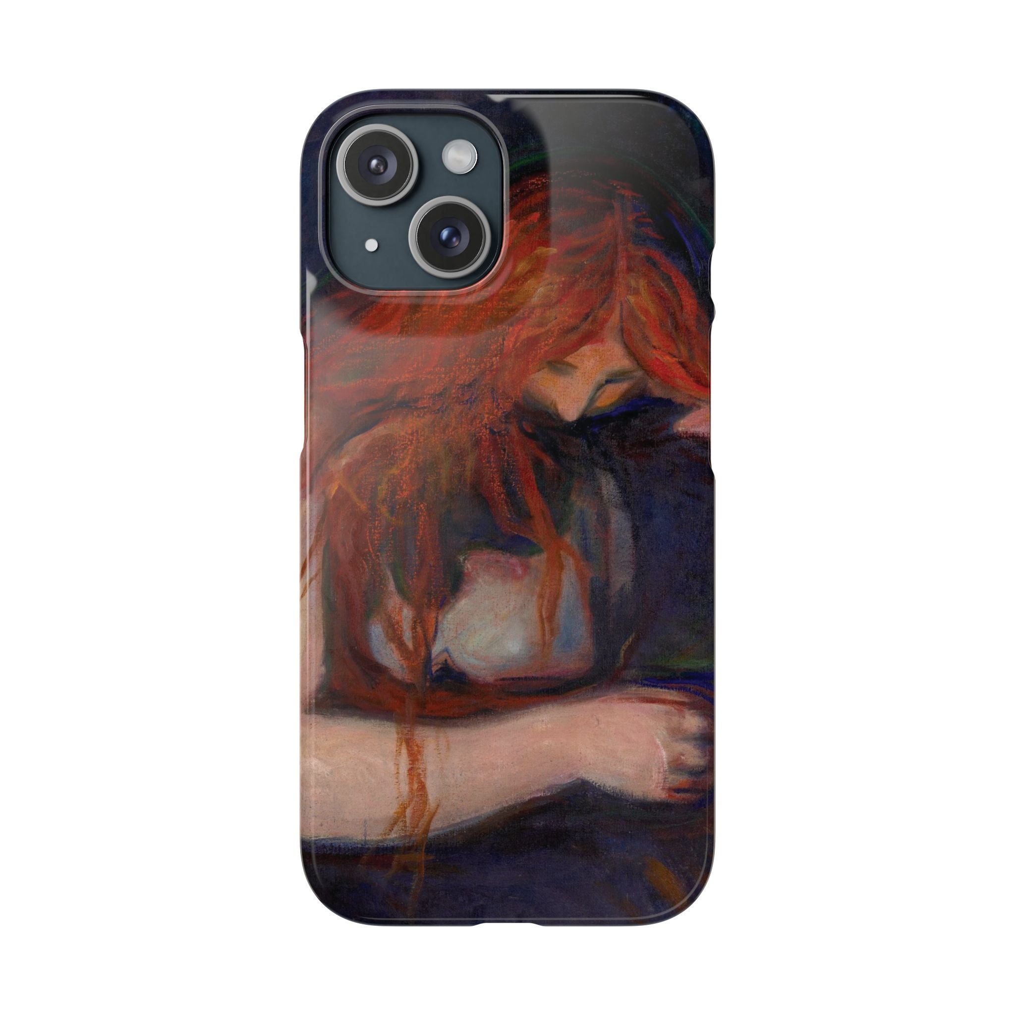 Vampire by Edvard Munch - iPhone Slim Case