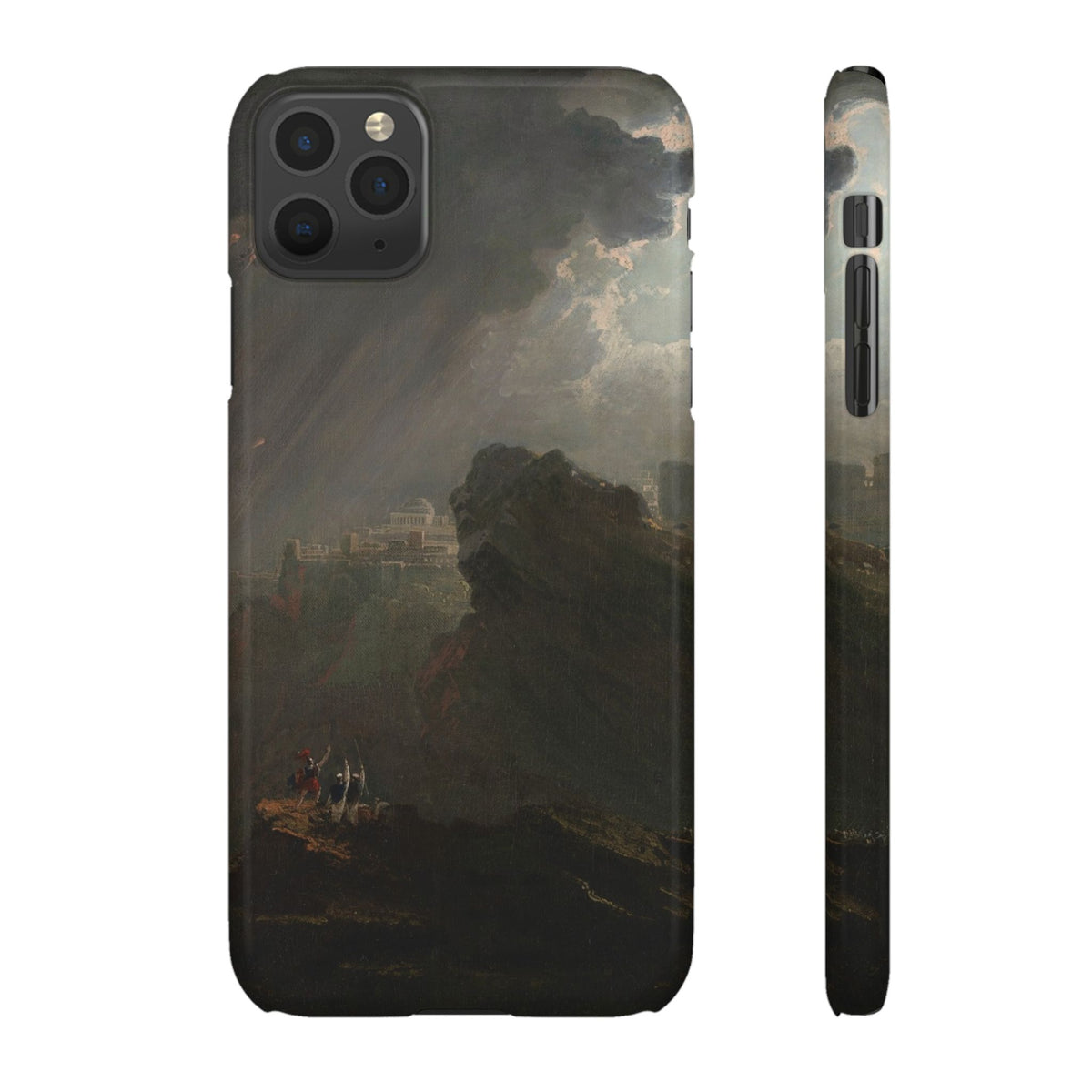 Joshua Commanding the Sun to Stand Still by John Martin - iPhone Slim Case