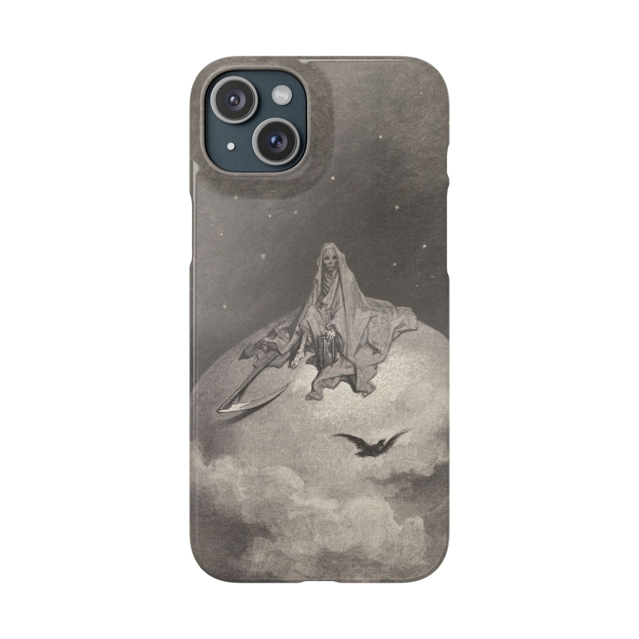 Doubting, dreaming dreams no mortal ever dared to dream before by Gustave Doré - iPhone Slim Case