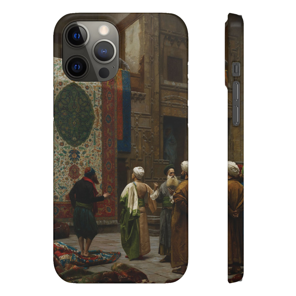 The Carpet Merchant by Jean-Leon Gerome - iPhone Slim Case