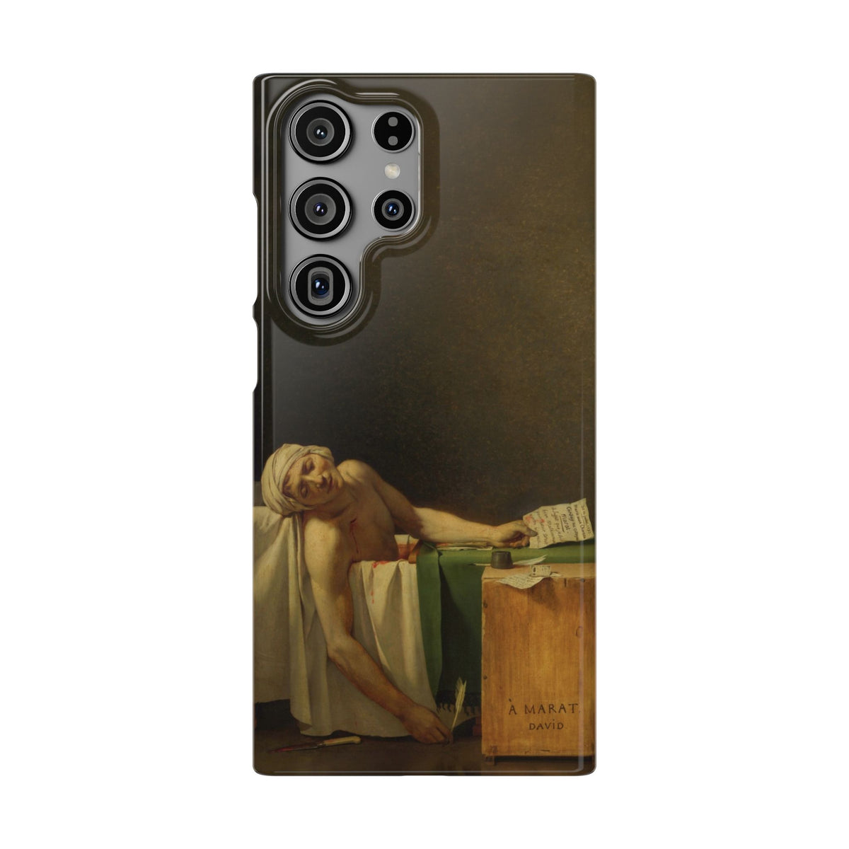 The Death of Marat by Jacques-Louis David - Samsung Slim Case