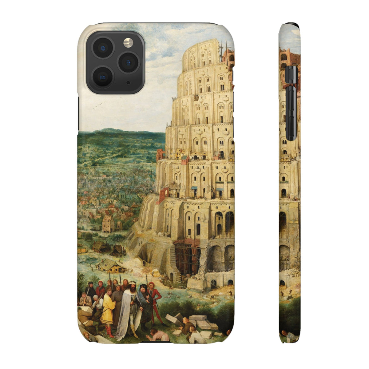 The Tower of Babel by Pieter Bruegel the Elder - iPhone Slim Case