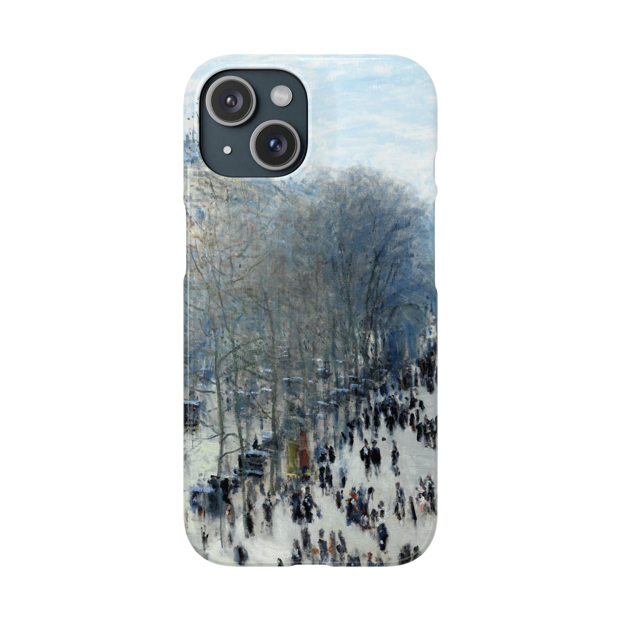 Boulevard des Capucines by Claude Monet - iPhone Slim Case