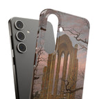 Monastery Graveyard in the Snow by Caspar David Friedrich - Samsung Slim Case