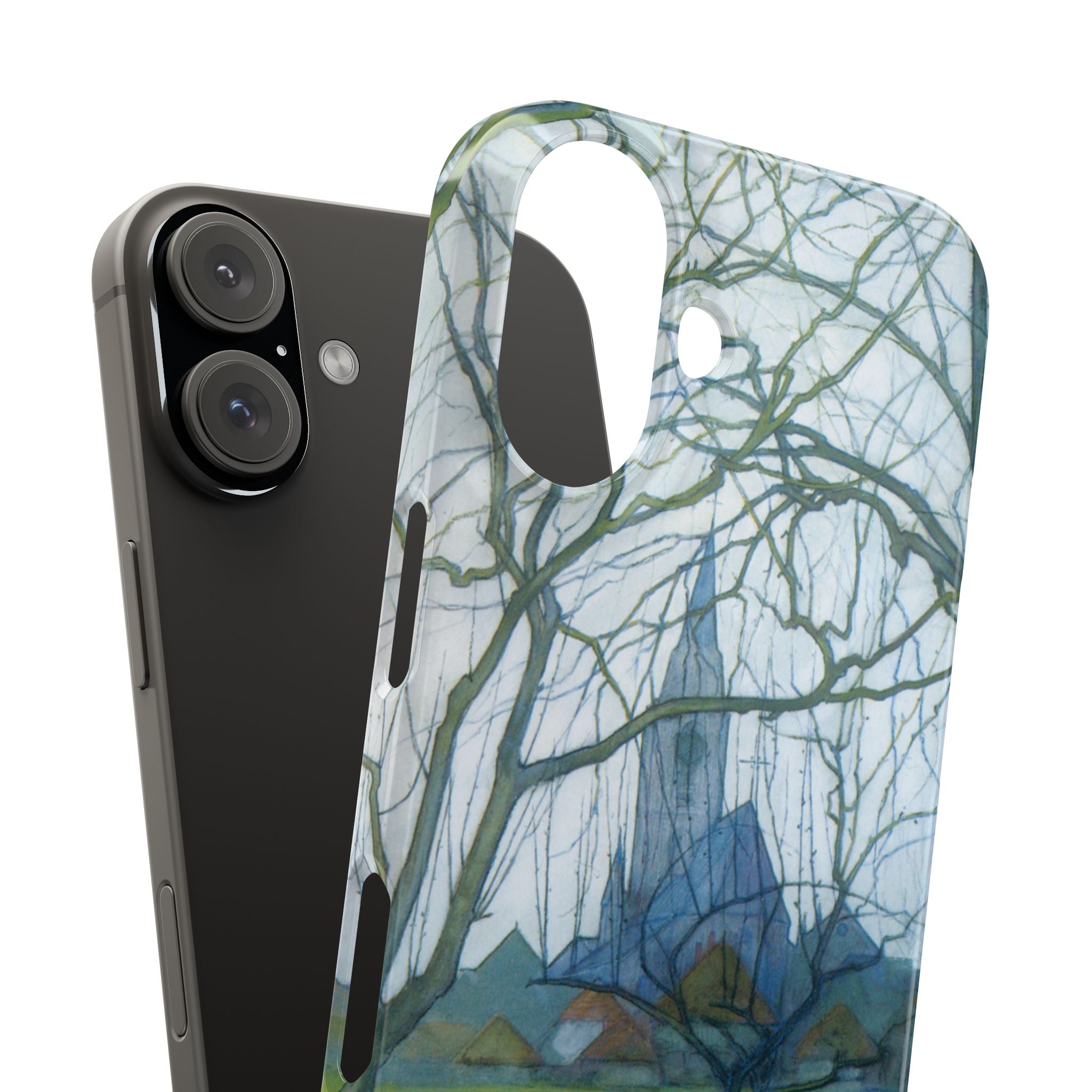 St Jacobs Church by Piet Mondrian - iPhone Slim Case