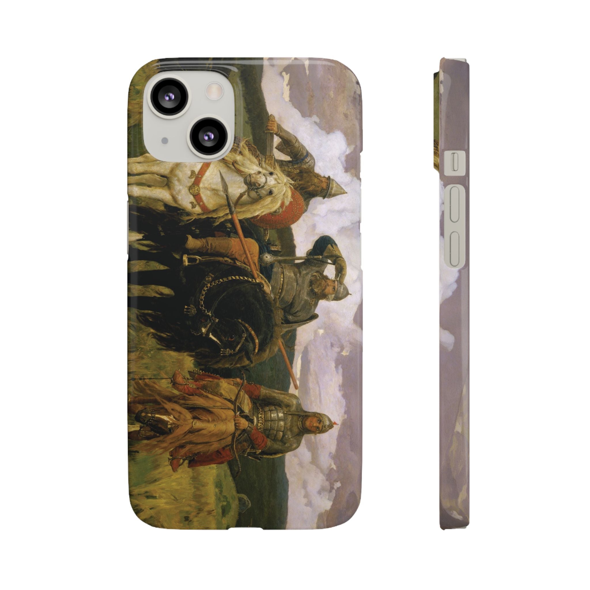 Bogatyrs by Viktor Vasnetsov - iPhone Slim Case