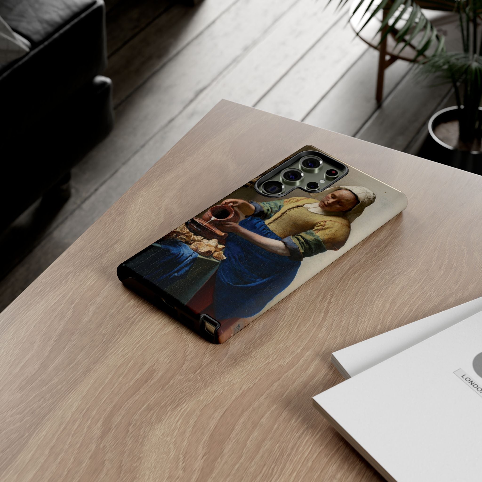 The Milkmaid by Johannes Vermeer - Samsung Tough Case