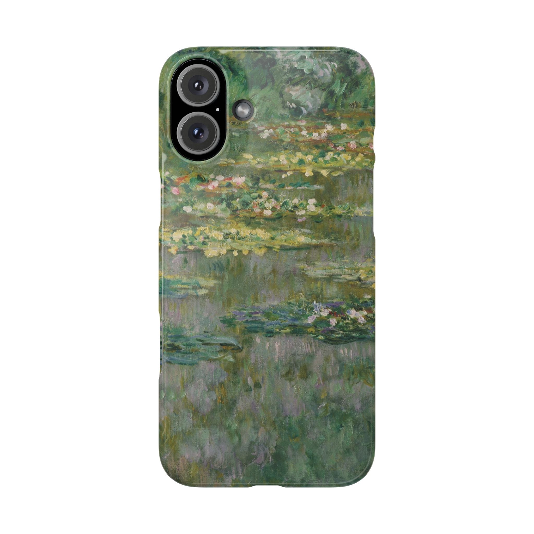 Le Bassin des Nymphéas by Claude Monet - iPhone Slim Case