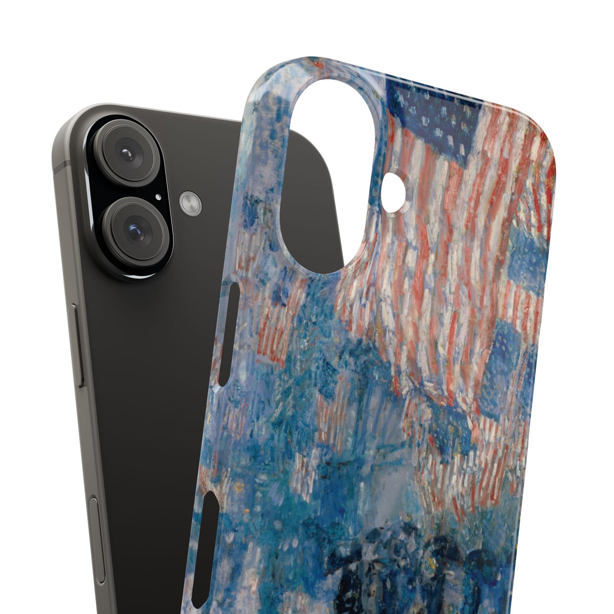The Avenue in the Rain by Childe Hassam - iPhone Slim Case