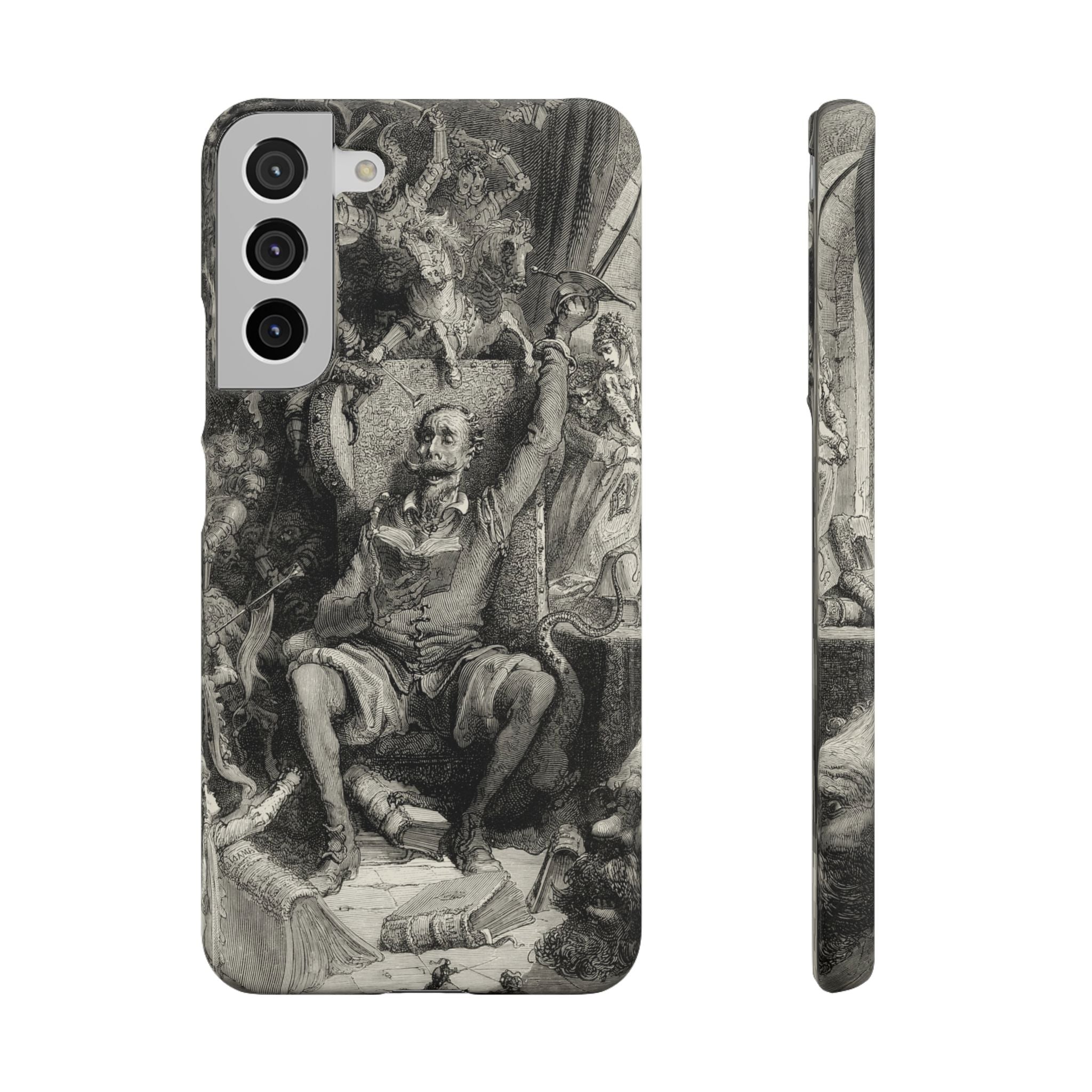 Don Quixote and His Visions by Gustave Doré - Samsung Slim Case