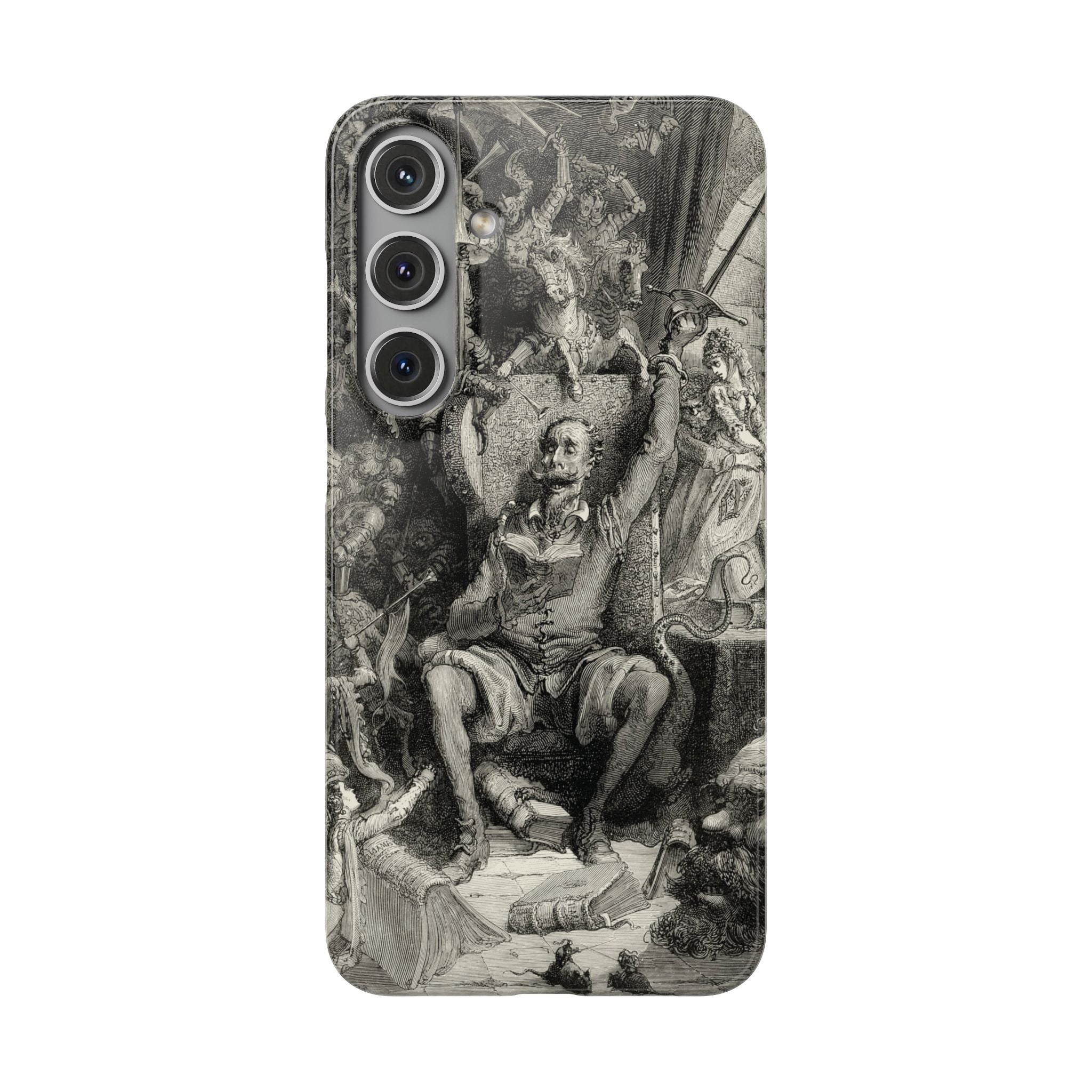 Don Quixote and His Visions by Gustave Doré - Samsung Slim Case