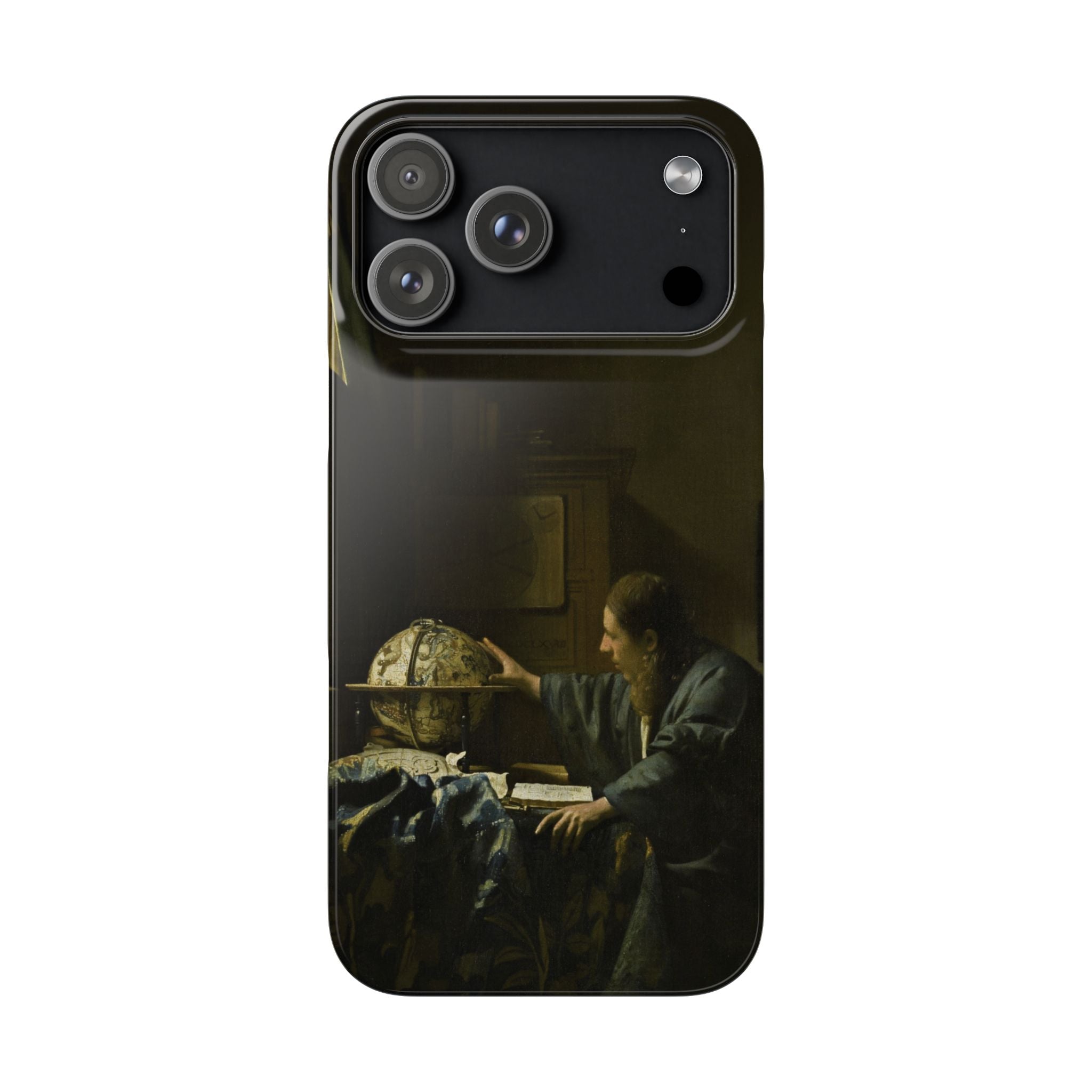 The Astronomer by Johannes Vermeer - iPhone Slim Case