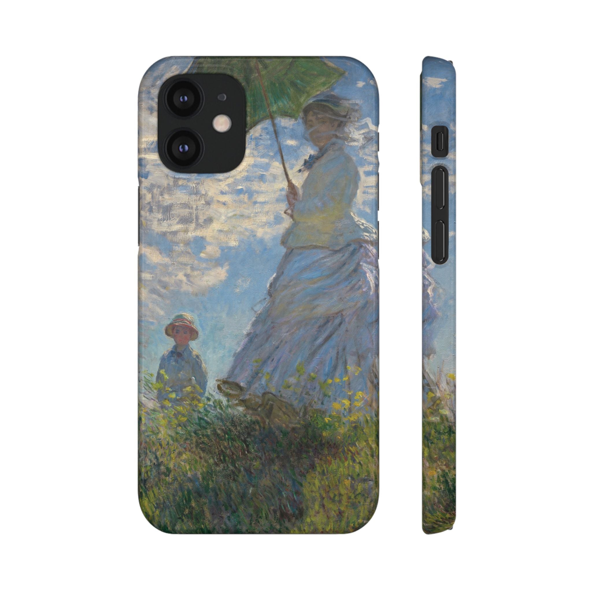 Madame Monet and Her Son by Claude Monet - iPhone Slim Case