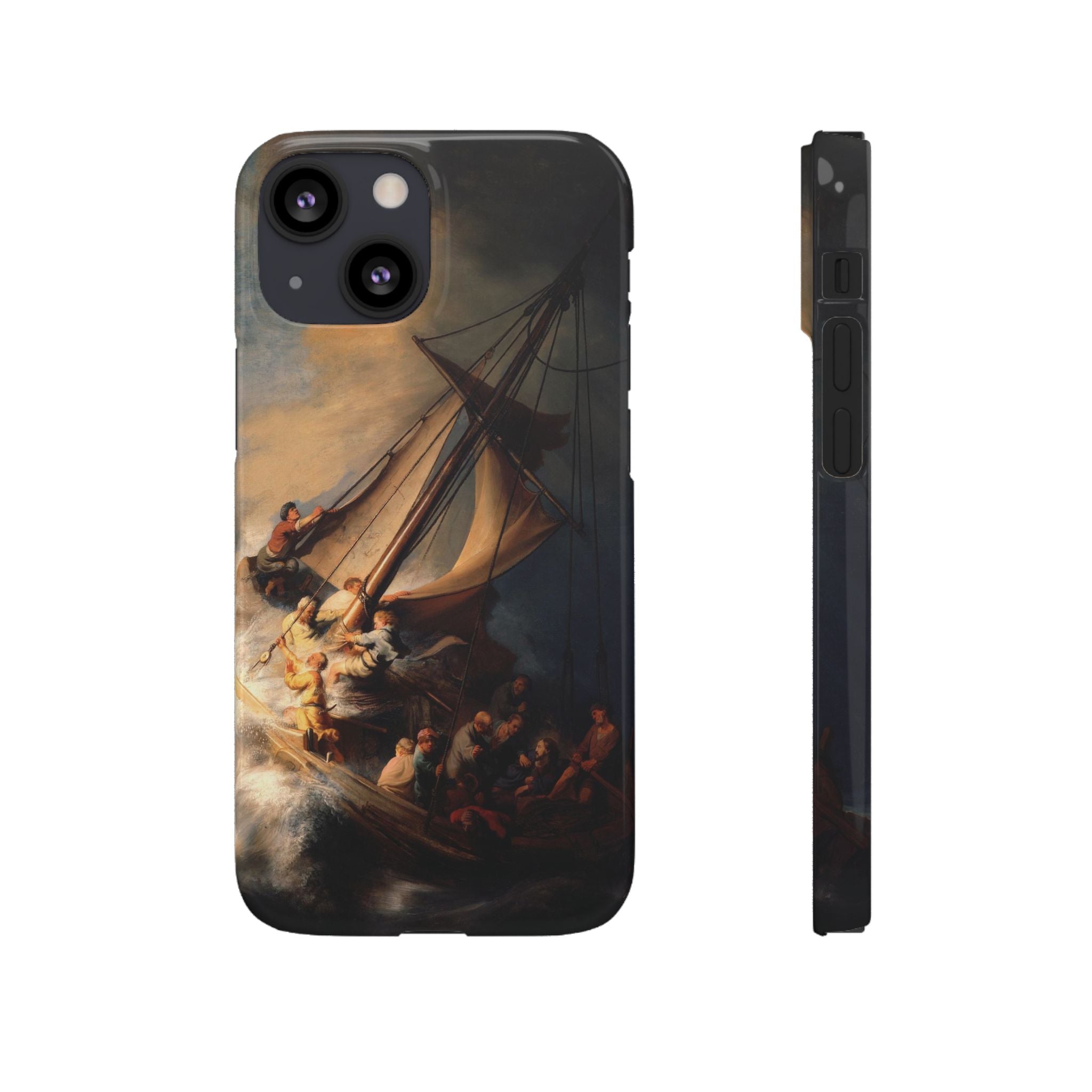 The Storm on the Sea of Galilee by Rembrandt - iPhone Slim Case