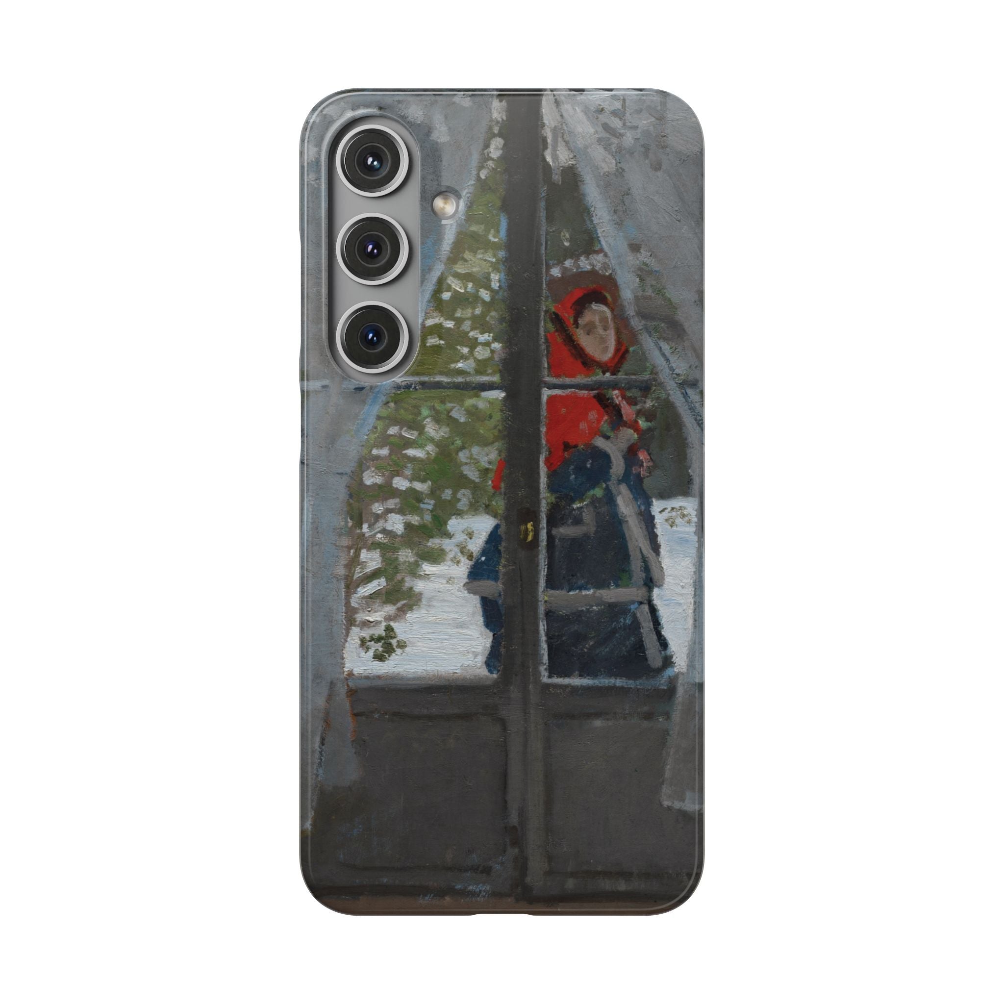 Le mouchoir rouge by Claude Monet - Samsung Slim Case