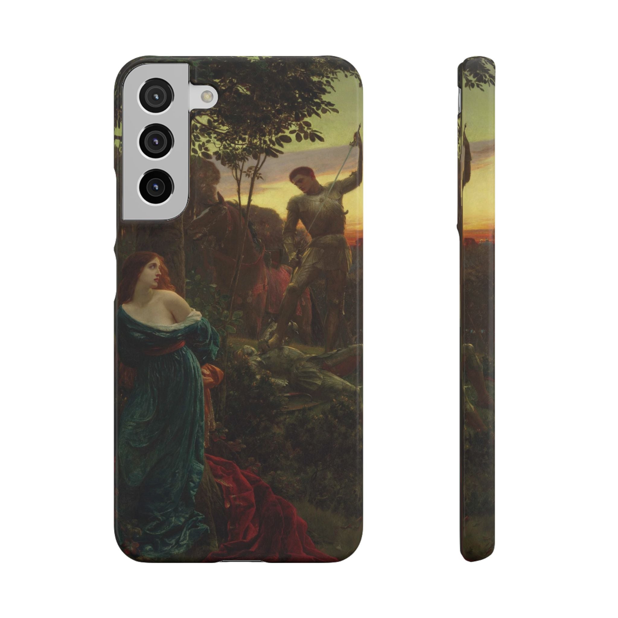 Chivalry by Frank Dicksee - Samsung Slim Case