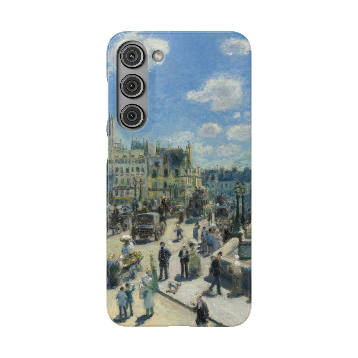 Pont Neuf Paris by Pierre Auguste Renoir - Samsung Slim Case